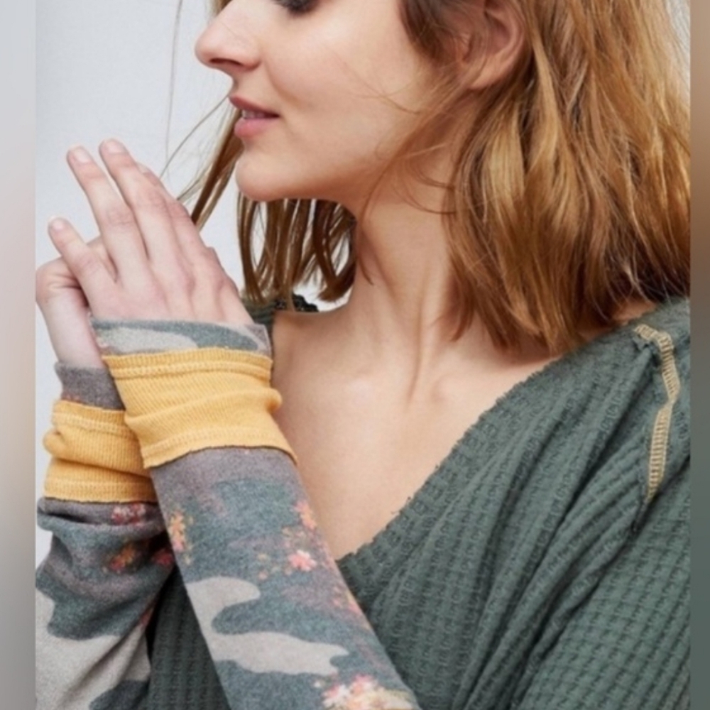 We The Free Free People Lovin Leopard Thermal Tunic - Picture 2 of 7